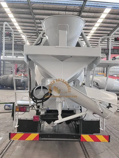 Customzied New Isuzu Samll 3m3 4cbm Italy Pump Motor Concrete Drum Mixer Truck