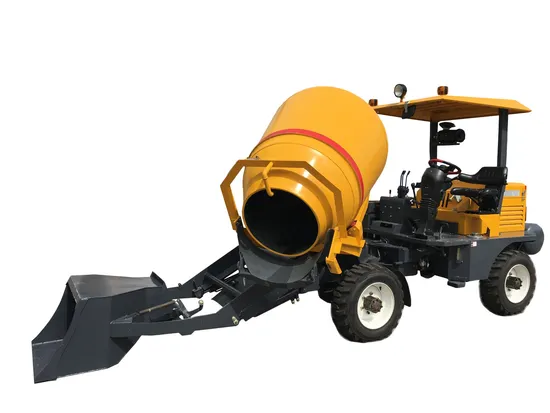 Self-Loading Concrete Mixer SD1000m by Construction Site