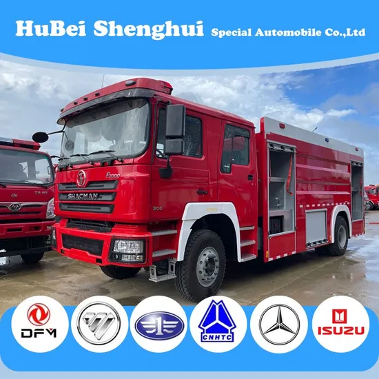Shacman 4X2 300HP F3000 Rescue Water and Foam Fire Vehicles 4X2 Fire Fighter Truck with Good Price