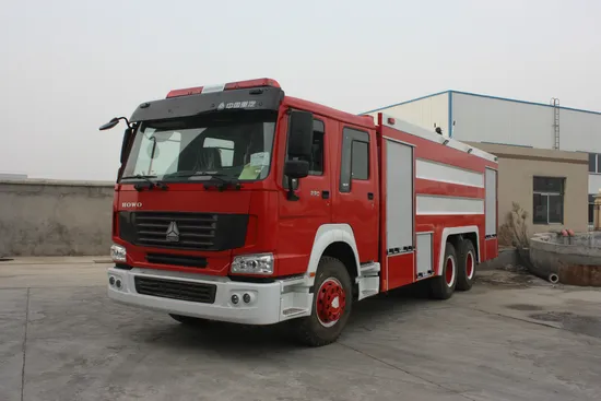 HOWO Rhd Fire Fighting Truck, 12, 000liters Water Foam Powder Tank Fire Engine Truck Price