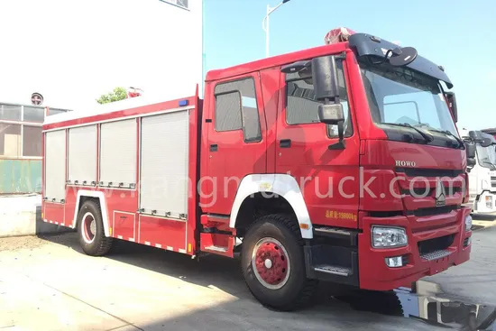 HOWO 12000 Liters Water Foam Tank Fire Rescue Truck