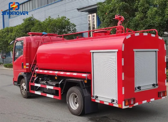 China Used&New HOWO Fire Fighting Truck 4*2 Water Tank Fire Truck
