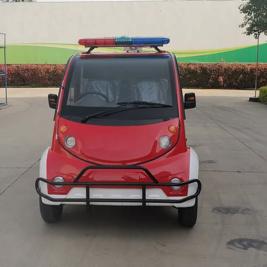 Tc1115f3 4-5seats Electric Modified Pickup Fire Patrol Car Import From China Cheap Fire Fighting Pumper 72V Fire Electric Cars for Emergency