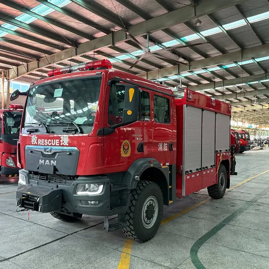 Efficient Firefighting Vehicle with 297kw Engine Power and Fire Monitor