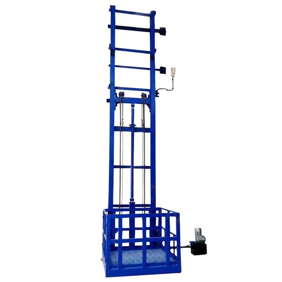 Warehouse Wall Mounted Goods Lift Guide Rail Hydraulic Small Cargo Lift Platform Freight Elevator Cargo Elevator