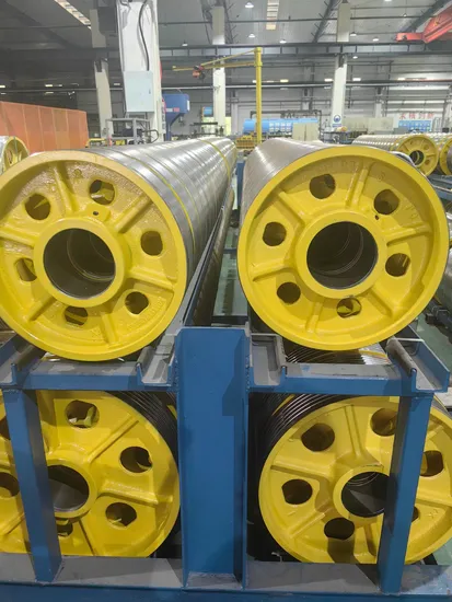 Construction Safety Steel Wire Rope Elevator Sheave 520mm
