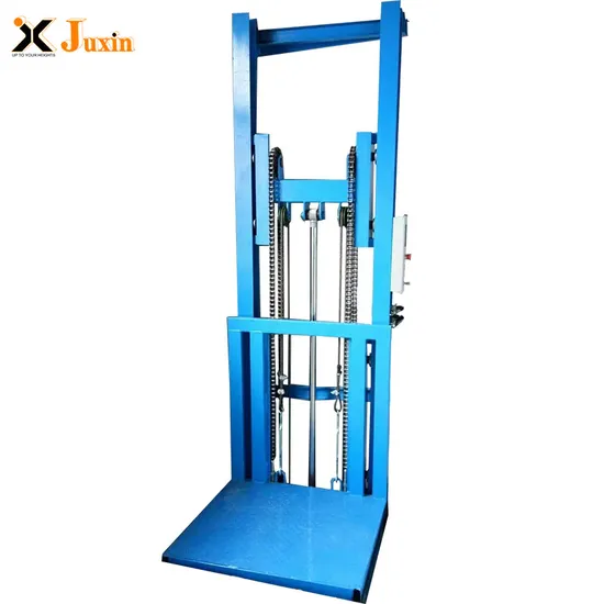 High Quality Hydraulic Cargo Lift Platform Vertical Platform Lift Warehouse Cargo Lift