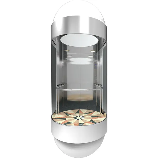 Sightseeing Home Small Residential Panoramic Glass Elevator for Villa House