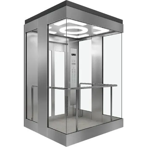 5-15 Without Machine Room FUJI High Quality Export Wooden Case Elevator Lift Sightseeing