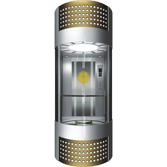 1600kg 1000kg Panoramic Elevator Without Machine Room
