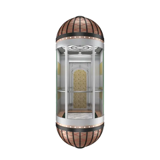 Round Panoramic Villa Lift Observation Residential Glass Elevator for Buildings