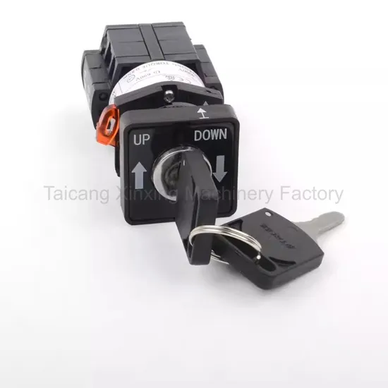 Escalator Parts Inspection Switch with Key