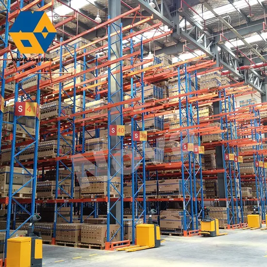 Professional Design Wms Wcs Automatic Storage Retrieval Racking System Intelligent Warehouse Storage Rack Units Aisle Metal Heavy Duty Pallet Racks Asrs Racking