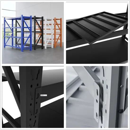 Adjustable Longspan Metal Steel Rack Shelving Display Storage/ Warehouse / Goods Shelf Shelving Rack Customizable Colors Rack with Amazon-Popular
