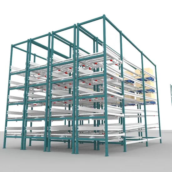 Customized Gravity Racking for Logistics Warehousing