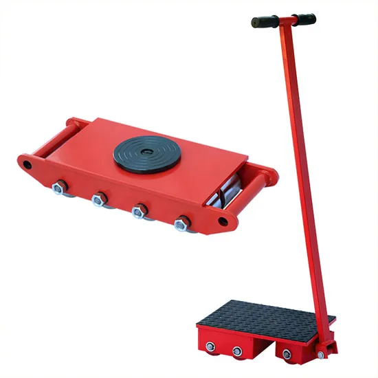 Customized 6-40ton Heavy Object Moving Machine Skates Cargo Trolley