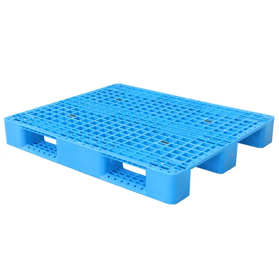 Warehouse Storage Use 3 Runners Rackable Pallet Di Plastica Anti-Slip HDPE Plastic Pallet