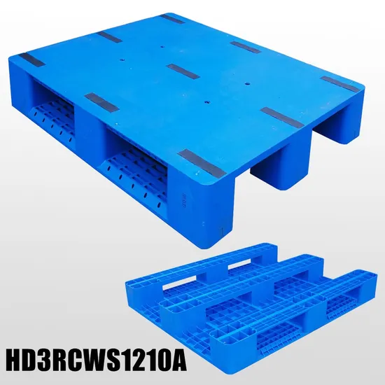 1200X1000 3 Runners Bottom Smooth Surface Heavy Duty Plastic Pallet