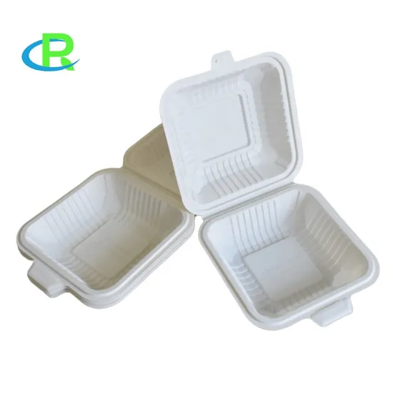 Good Price Eco Friendly Compostable Restaurant Cornstarch Food Clamshell