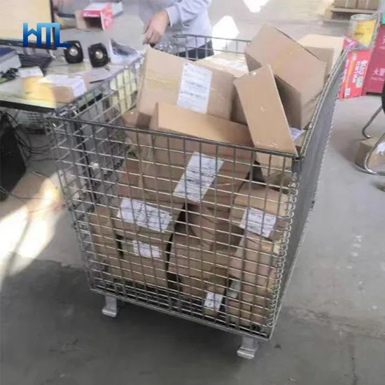 Industrial Storage Transport Welded Wire Foldable Pallet Mesh for Sale