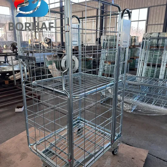 Cage Trolley Wire Mesh Container Nestable Roll Container