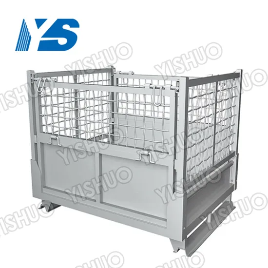 Industrial Warehouse Storage Steel Stackable Stillage Pallet Cage in Stock