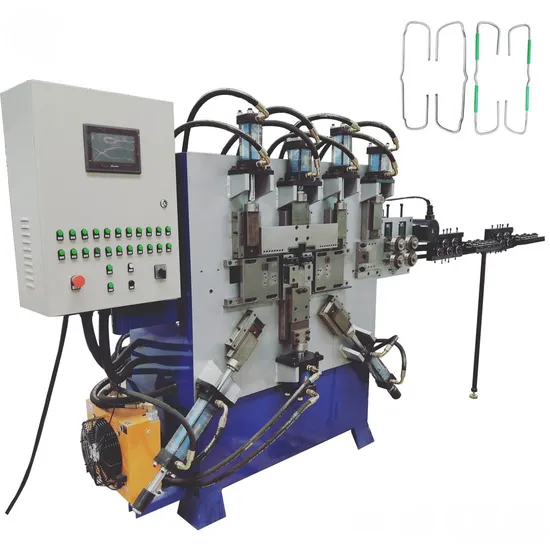 Supermarket Shopping Big Basket Handle Bending Machine