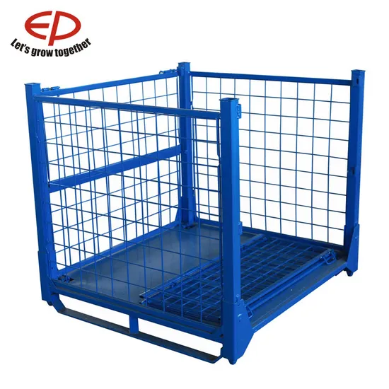 Hot Sale Metal Foldable Warehouse Storage Wire Cage