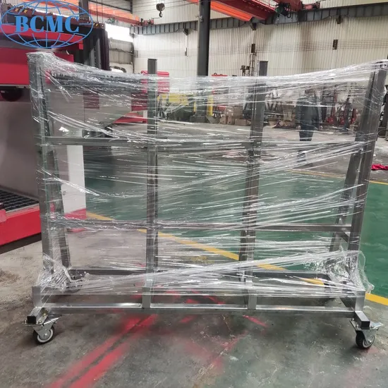 Bcmc Machinery a Frame Cart Stone Tile Display Rack Granite Slab Transport Racks for Warehouse Storage