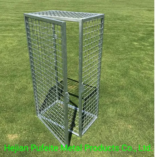 Factory Customized Steel Mesh Safety Cage Wire Mesh Door Guard Heat Pump Cages