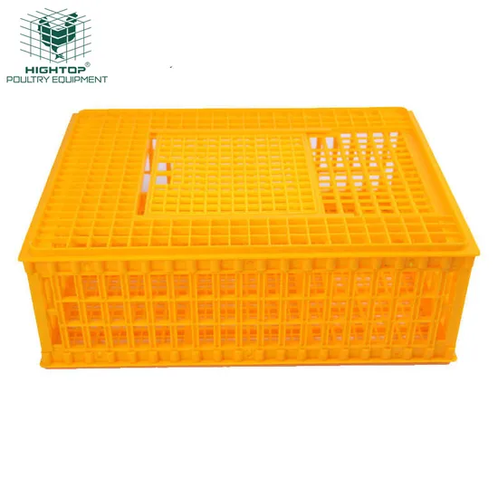 Foldable Crates Plastic Transport Cage For Transporting Chickens