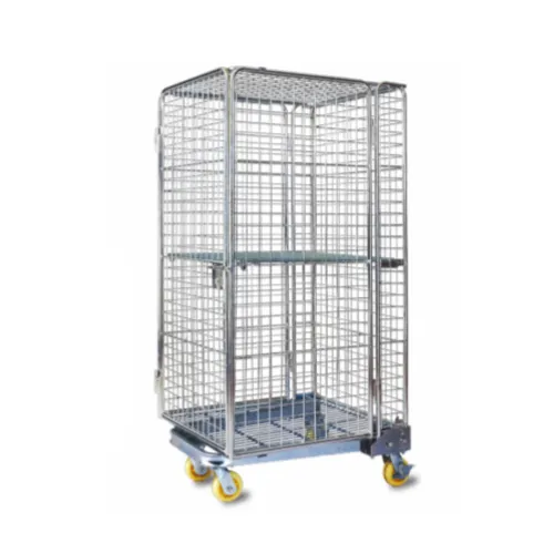 Customized Warehouse Factory Mobile Cargo Storage Cage Trolley