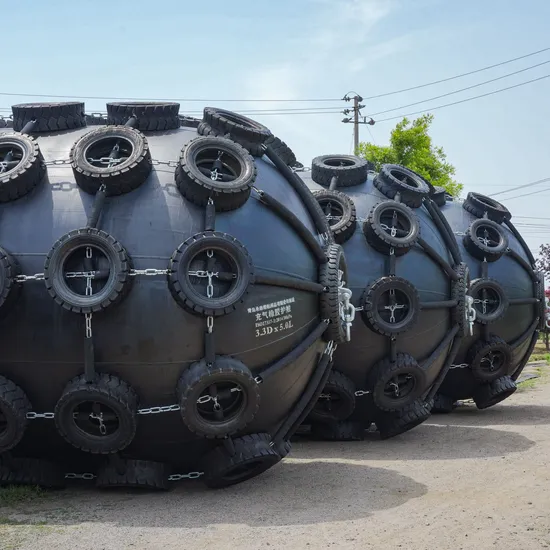 3.3X4.5m 3.3X6.5m Yokohama Marine Pneumatic Rubber Fender with Tire Net Price