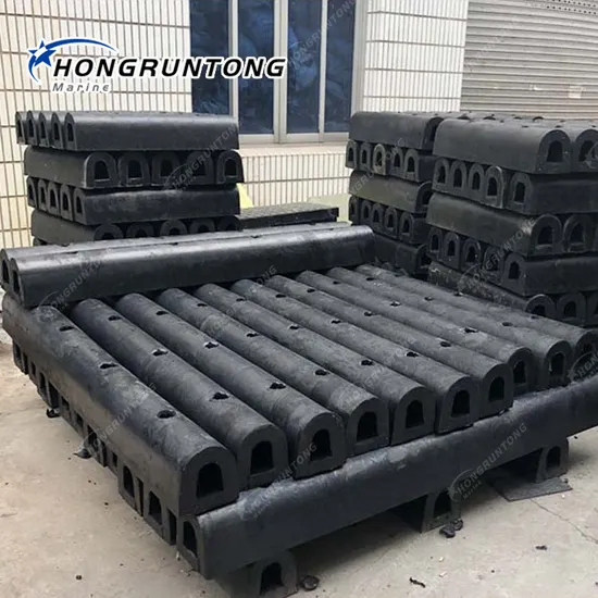 China Manufacturer D Profile Dock Bumper Rubber Fender of Singapore