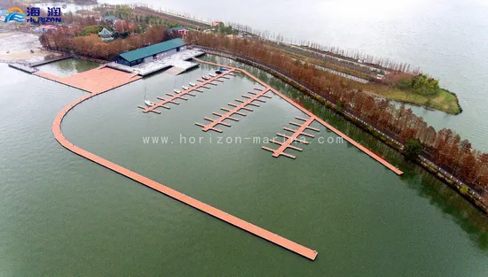 ISO14001 Certified Horizon Marina Aluminum Pontoon Floating Marine Platform