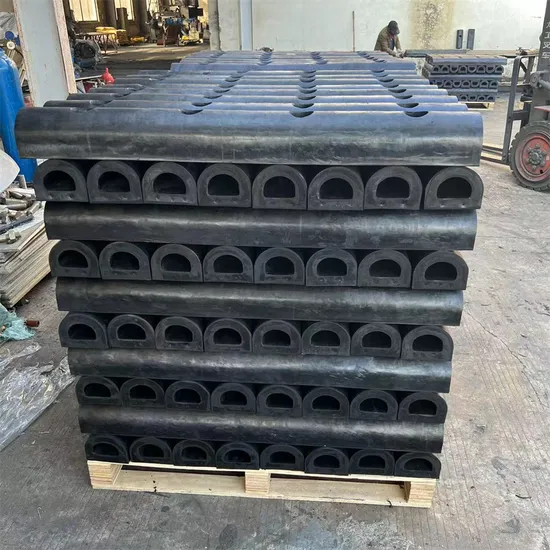 High Quality Cheap Custom Dock Bumper Rubber D Type Material Marine Fender Durable and Easy to Install