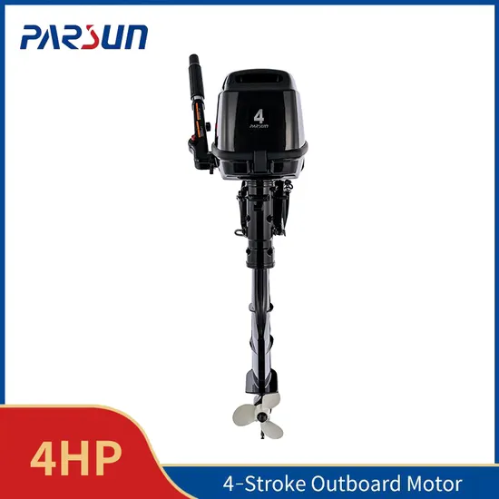 F4BMS, 4HP Tiller Control, Pull Start, Short Shaft 4-Stroke Outboard Motor Boat Engine