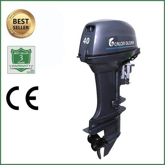 Factory Price Widely-Used Calon Gloria Power Trim 40HP Outboard Motor 2 Stroke Electric Start Boat Engine