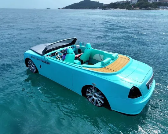 Rolls-Royce Water Supercar Boat Floating Jet Car Sport Speed Luxury Jet Ski Car Watercars
