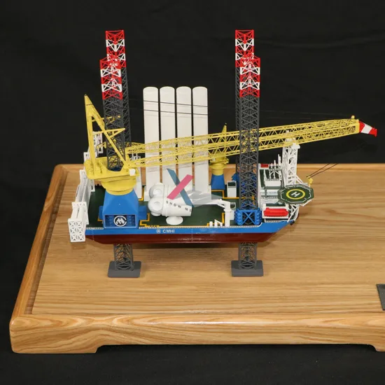 Engineering Ship Drilling Platform Scale Customized Vessel Ship Model
