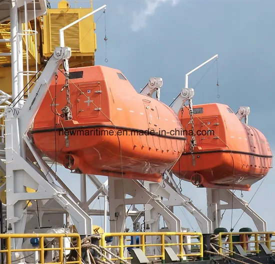 Marine Lifeboat 60 Persons Offshore and Life Boat Crane China Company