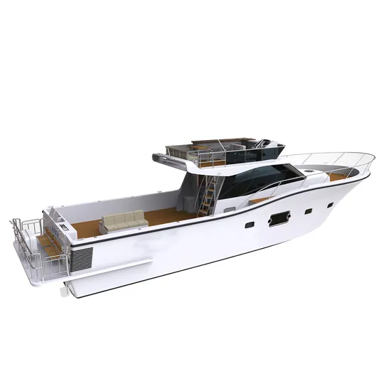 Aluminium/Aluminum All Welded 17m Deep Sea Fishing Boats with Flybridge Luxury Yacht for Sale