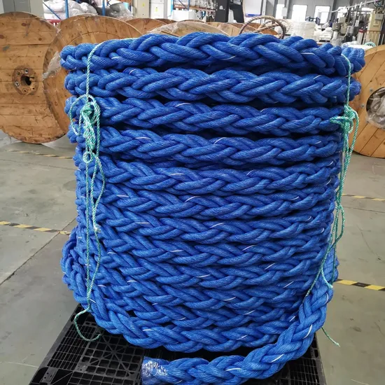 ABS CCS Lr Certificated Ropenet Yachting 3/8/12-Strand High Tenacity Polypropylene Tie-up Line Mooring Line