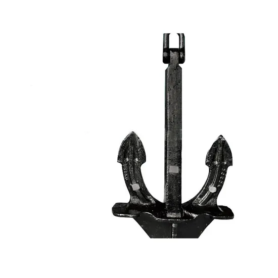 High Holding Power Black 420kg JIS Stockless Anchor with CCS for Vessel