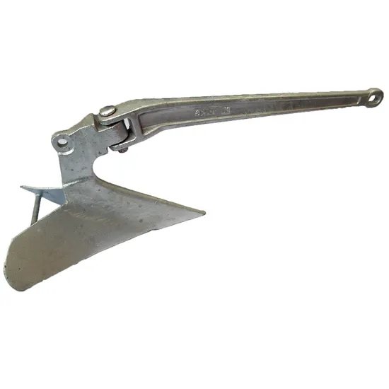 Mirror Polishing Delta Marine Hardware Precision Casting Marine Supplies 316 Stainless Steel Cast Plough Anchor Plow Anchor
