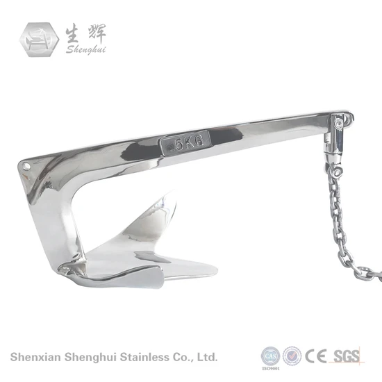 Polished Bruce Anchor Marine Hardware for Marine Parts & Accessories