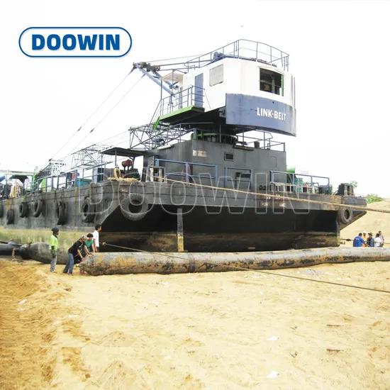 Lifting Salvage Ship Launching Pneumatic Marine Rubber Boat Airbag