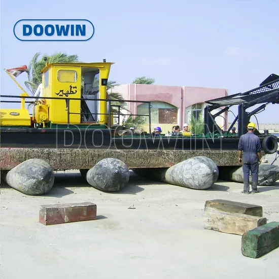 High Grade Inflatable Rubber Ship Launching Marine Airbag