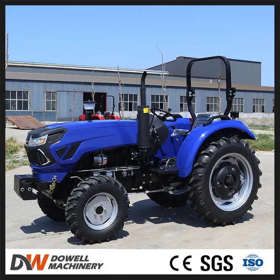 Mini Tractor 25 30 35 40 45 50 60 HP 4 Wheel Drive 4WD Farming Agriculture Compact Diesel Farm Tractores Agricolas Tractor