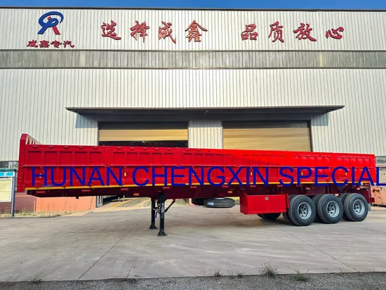 Mining Sand Dumper Side Tipper Dumper Truck Dump Semi Trailer for Sale